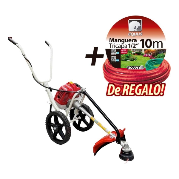 Desmalezadora Con Ruedas 43cc Nafta Equus - Imagen 2