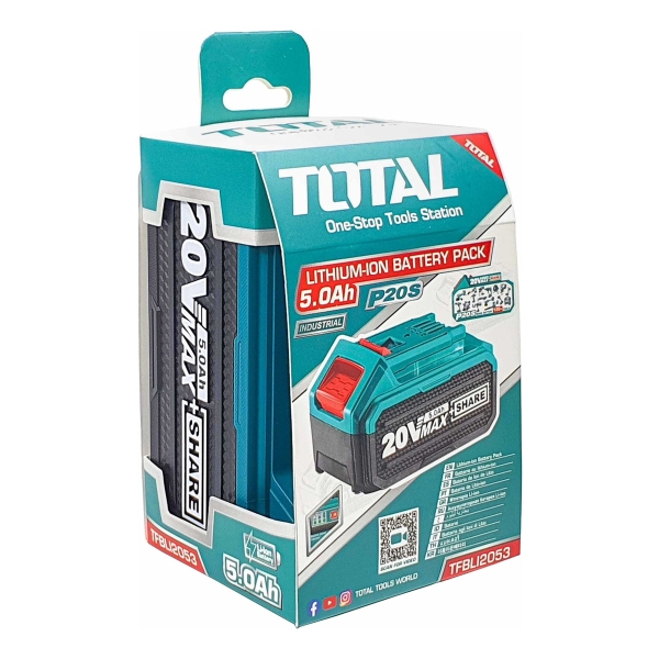 Batería De Litio-ion 20v Total 5.0ah P20s Tfbli2053 - Imagen 3