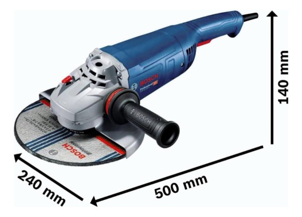 Amoladora Angular Bosch Profesional 180mm 2200w Gws 22-180 - Imagen 3
