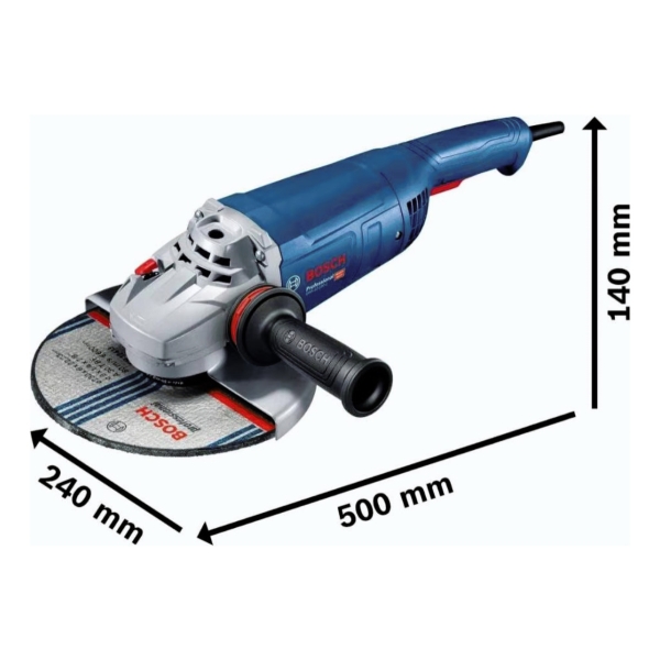 Amoladora Angular Bosch Profesional 180mm 2200w Gws 22-180 - Imagen 3