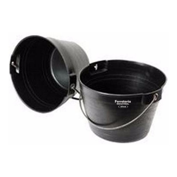 Balde Albañil Super Reforzado Pvc Manija 8mm Elsue