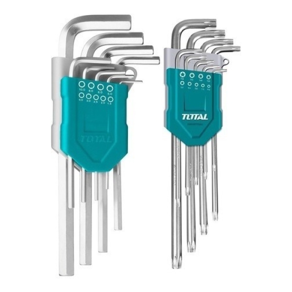 Juego De 18 Llaves Allen Y Torx Total Tht106kt0181