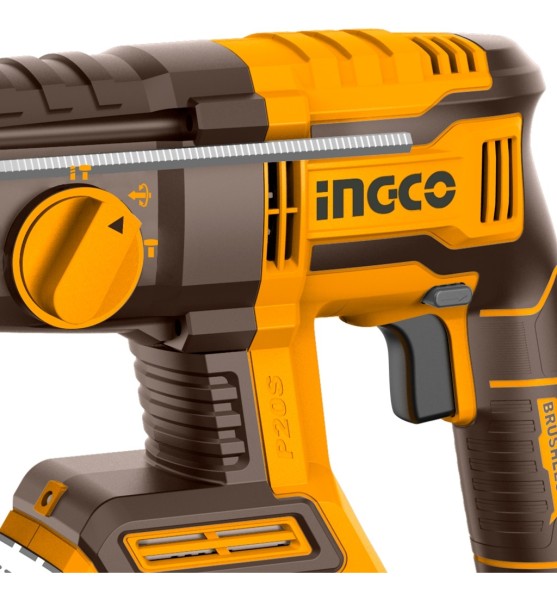 Rotomartillo A Bateria 20v Sds Plus Sin Carbones 4fun Ingco - Imagen 5
