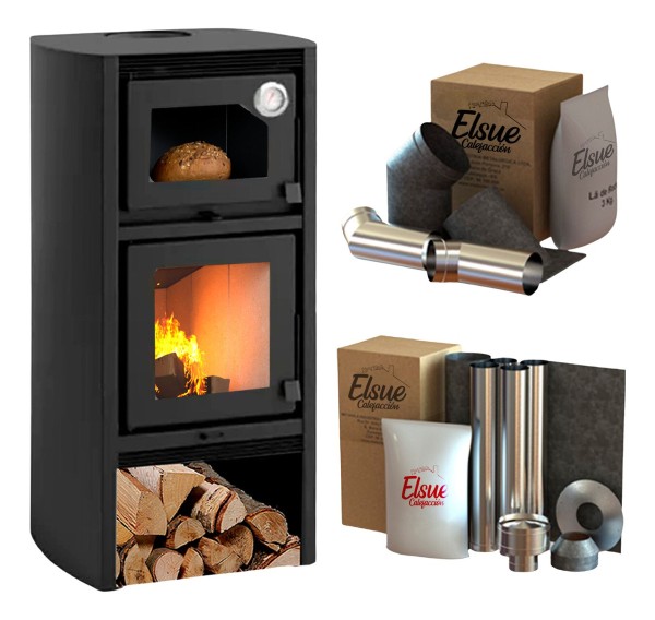 Calefactor Horno Doble Combustion Metavila Lyon Salida Pared