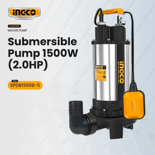 Bomba Sumergible Triturador P/agua Sucia Ingco 2hp 20m3/h - Imagen 3
