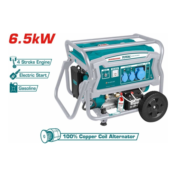 Generador Nafta Total E/electrico 6500w Uso Continu Tp165006 - Imagen 2