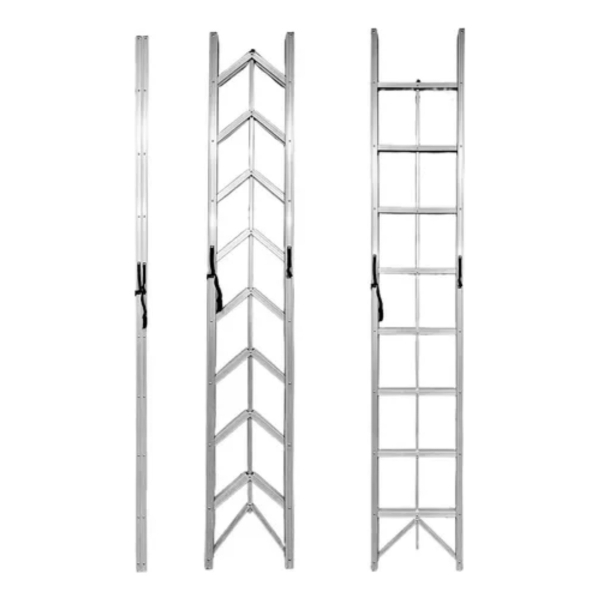 Escalera Aluminio Plegable Compacta 5 Esc 1.5m Hasta 150kg