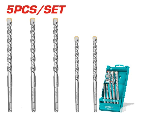 Juego De Mechas 5pcs Para Concreto Total Tac190501 - Imagen 3