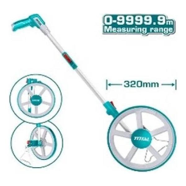 Medidor De Distancia Con Rueda Odometro Total Tmt19945 - Imagen 3
