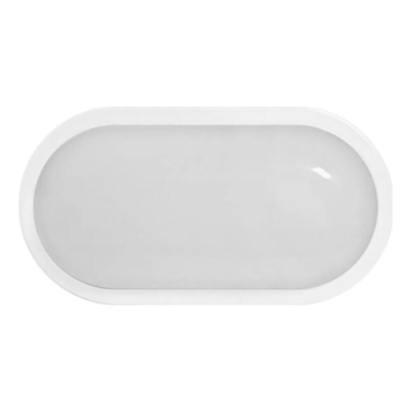 Aplique Luminaria Tortuga Oval Exterior Con Led 15w Luz Fría
