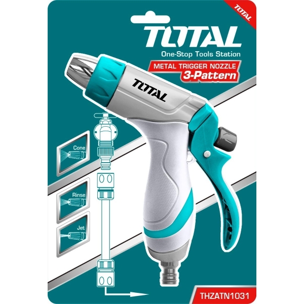 Pistola De Riego Metálica Total Thzatn1031 - Imagen 2
