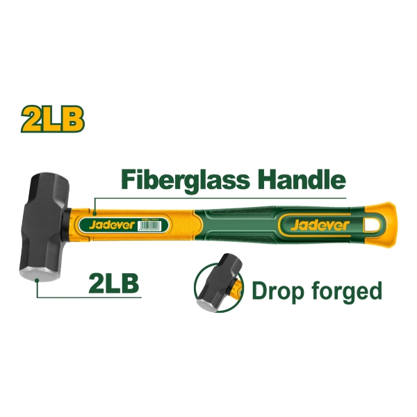 Martillo Mazo 2lb Jadever Jdhm4302 - Imagen 3
