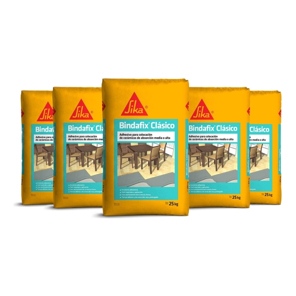 Bindafix Clásico Sika Adhesivo Para Ceramicas 25 Kg - Imagen 2