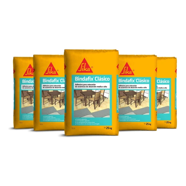 Bindafix Clásico Sika Adhesivo Para Ceramicas 25 Kg - Imagen 2