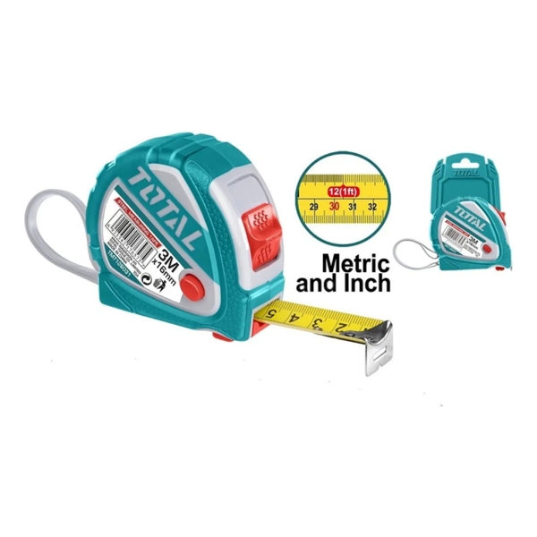 Cinta Metrica 3m X 16mm Total Tmt126031 - Imagen 2
