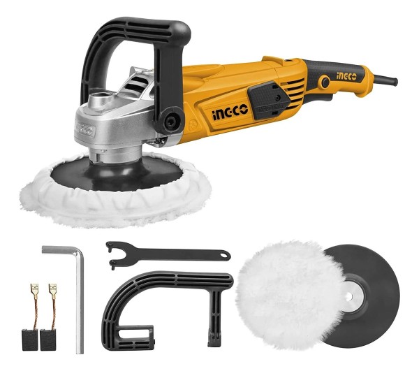 Lustra-pulidora 7 Ingco Ap12008 180mm 1400w 900-3800rpm - Imagen 3