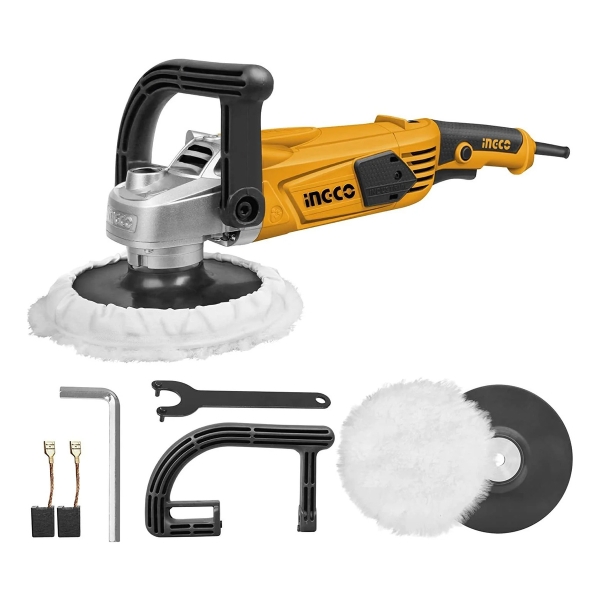 Lustra-pulidora 7 Ingco Ap12008 180mm 1400w 900-3800rpm - Imagen 3