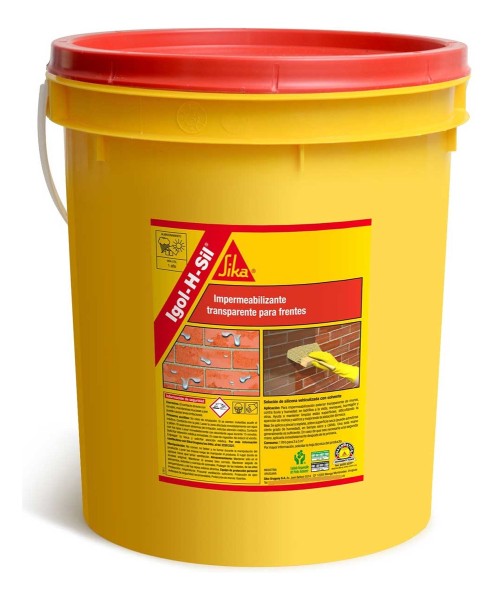 Impermeabilizante Siliconado Ladrillos Igol-h-sil 20 Lt Sika - Imagen 3