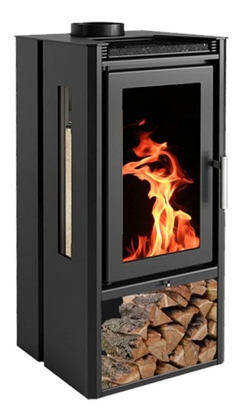 Calefactor Leña Ecologico 160 Mt2 Vidrios Laterales Visores - Imagen 3