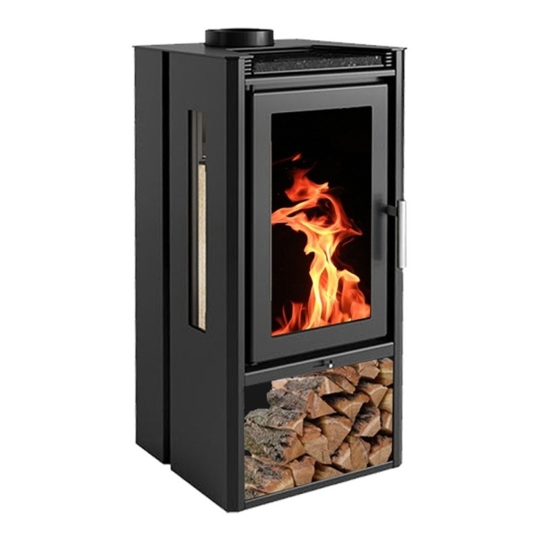 Calefactor Leña Ecologico 160 Mt2 Vidrios Laterales Visores - Imagen 3