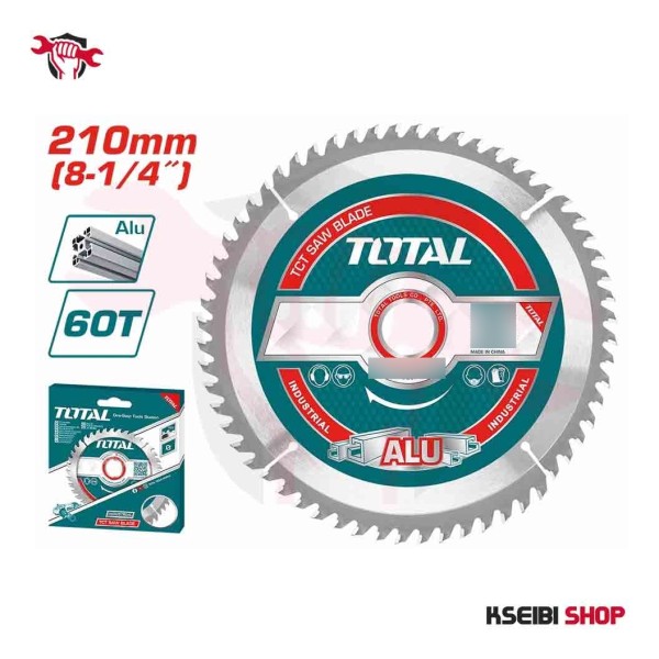 Disco De Corte Para Aluminio 210mm 60 Diente Total Tac233523 - Imagen 2