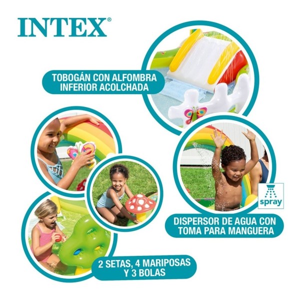 Piscina Inflable Centro De Juegos Con Rociador Intex 57154 - Imagen 5