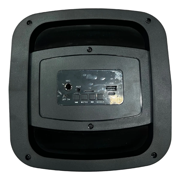 Parlante Bluetooth Usb Fm Rgb Ligth Bateria Litio Partybox - Imagen 5