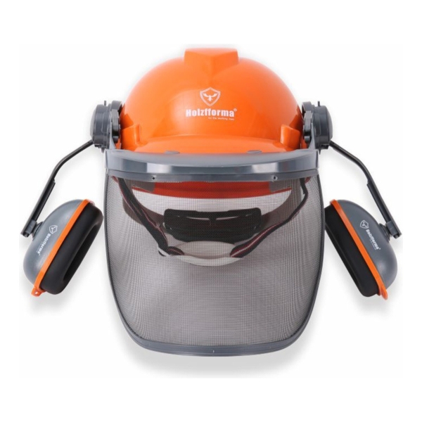 Kit Seguridad Jardin Máscara + Orejera Y Casco Holzfforma - Imagen 3