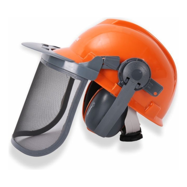 Kit Seguridad Jardin Máscara + Orejera Y Casco Holzfforma - Imagen 2