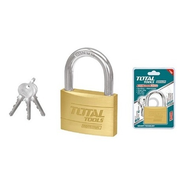 Candado De Bronce 30mm Total Tlk32302 Elsue - Imagen 2