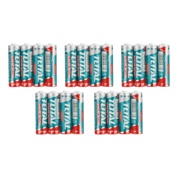 Set Pilas Aa 1.5v Alcalina 20 Unidades Total Thab2a01
