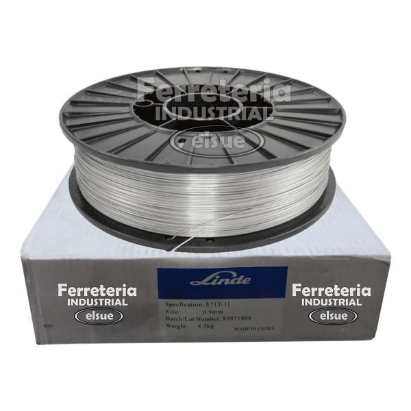 Alambre De Soldar Mig 0.8mm 5kg Para Soldar Sin Gas - Imagen 3
