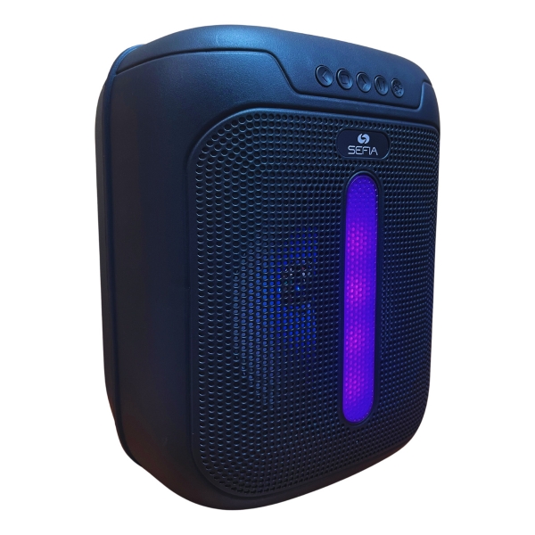 Parlante Bluetooth Usb Fm Rgb Ligth Bateria Litio Partybox - Imagen 4