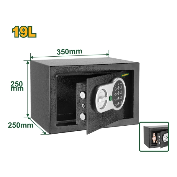 Caja Fuerte Electronica 19l Jadever Jdeb1525 - Imagen 3