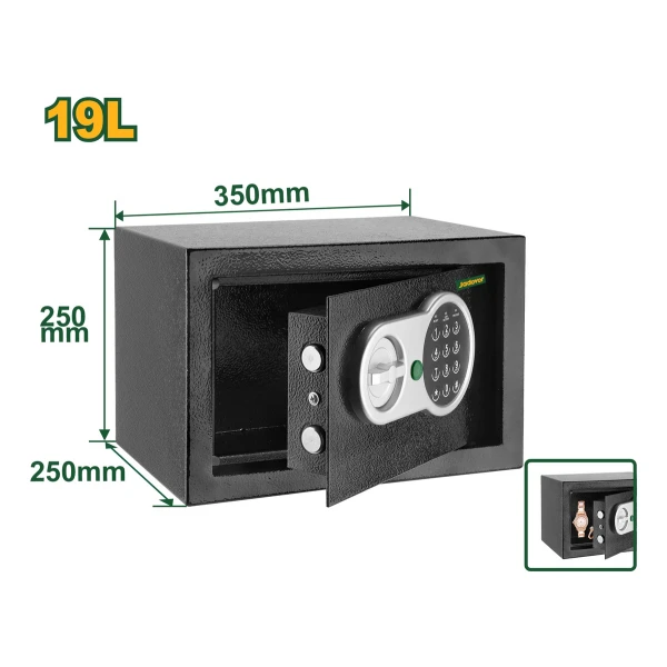 Caja Fuerte Electronica 19l Jadever Jdeb1525 - Imagen 3