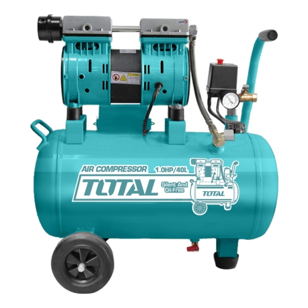Compresor Aire 40lts Libre Aceite Total Tcs1075402 18 Meses - Imagen 3