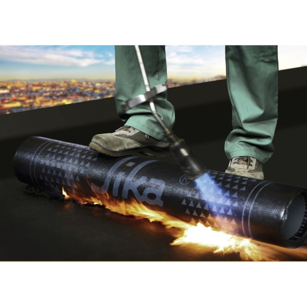 Membrana Asfaltica Sika 4mm 40kg Aluminizada Polietileno - Imagen 4