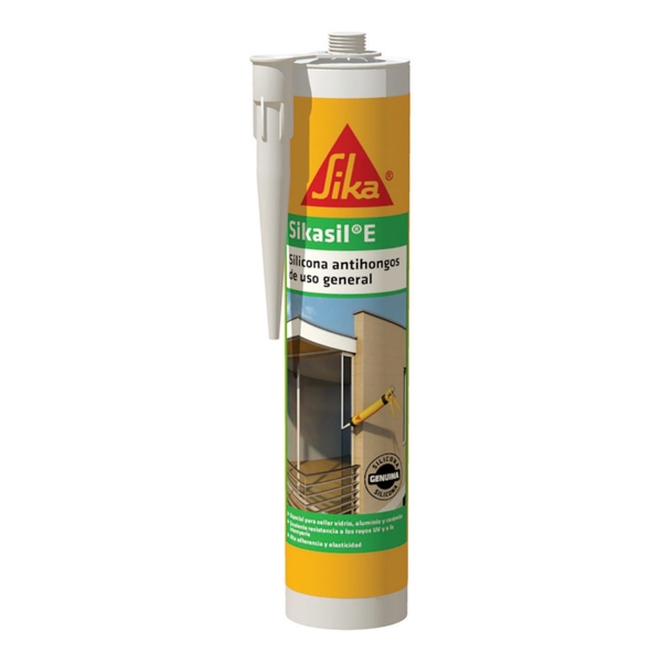Silicona Acética Sikasil E Transparante 300ml Elsue