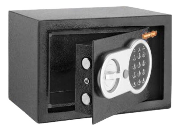 Caja Fuerte Digital 11l Super Resistente Color Negro