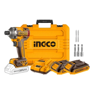 Atornillador De Impacto 1/4 20 Volt Ingco C/2 Bat Sin Carbon