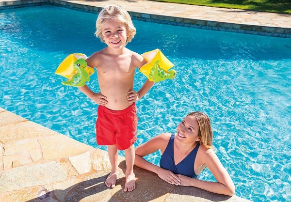Alitas Flotadores Inflable Infantiles Dinosaurio Intex 56664 - Imagen 2