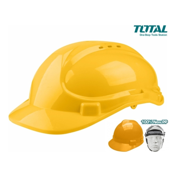 Casco Obra Certificado Seguridad Amarillo Tsp2609 Tsp2612 - Imagen 2