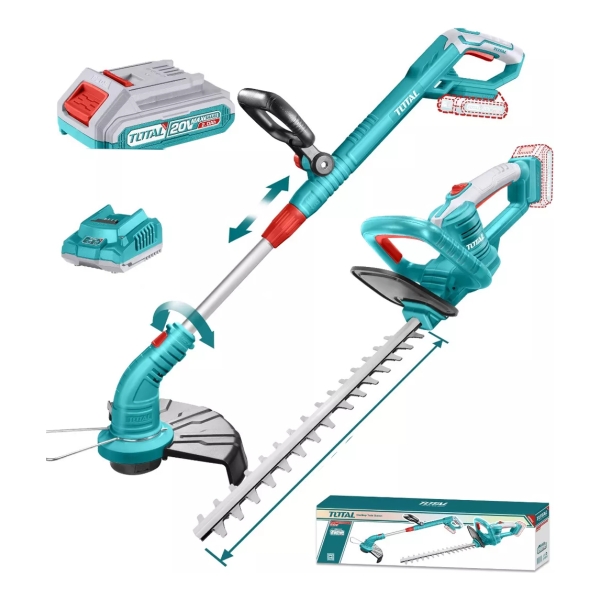 Combo Bordeadora + Corta Cerco Total 20v C/bateria Y Car - Imagen 3