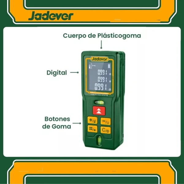 Medidor De Distancia 60m Jadever Jddl1506 - Imagen 3