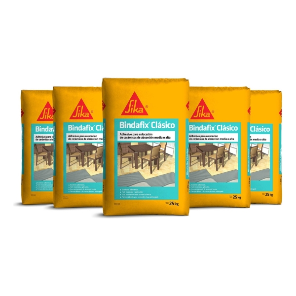 Bindafix Clásico Sika Adhesivo Para Ceramicas 25 Kg - Imagen 3