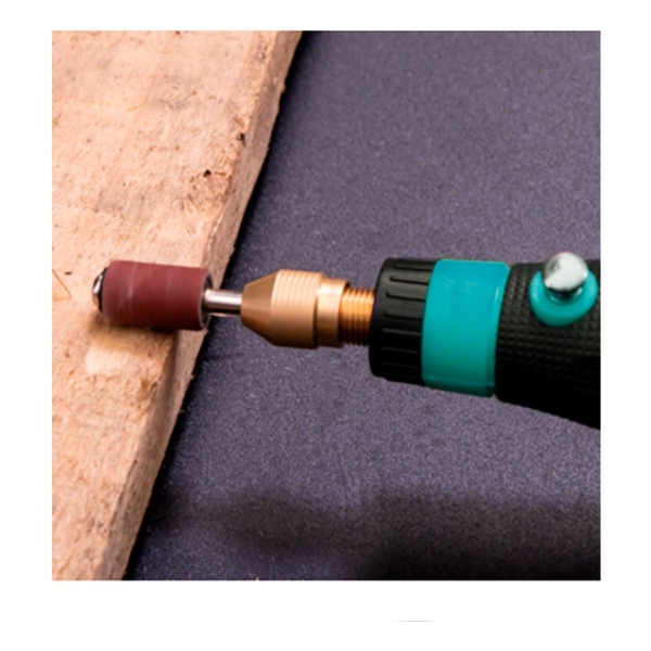 Mini Torno Total 20v Con 40 Accesorio Batería Y Cargador - Imagen 5
