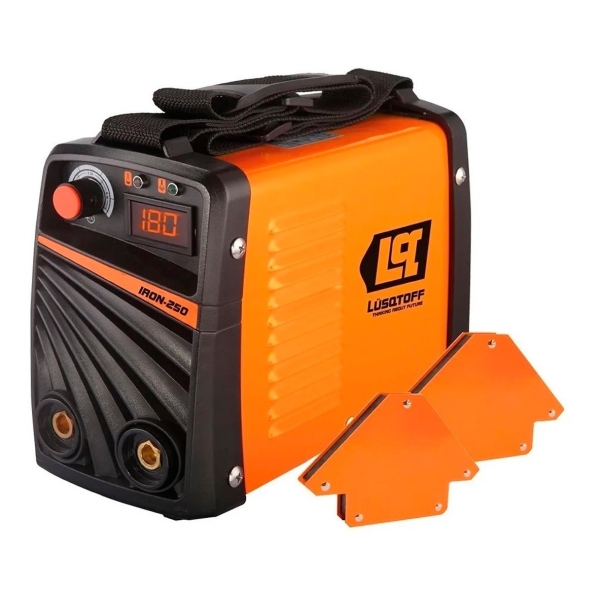 Soldadora Inverter Mma Inverter 180a + Escuadras Lusqtoff