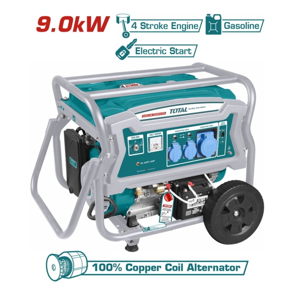 Generador A Nafta 9000w Arranque Electrico Total Tp190006 - Imagen 2
