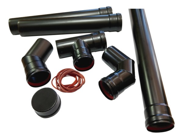Kit Warm Instalacion Pellet 80mm Completo - Imagen 3