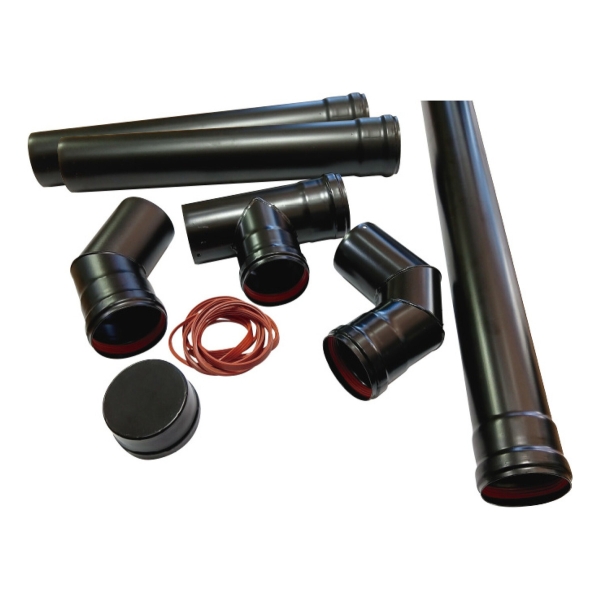 Kit Warm Instalacion Pellet 80mm Completo - Imagen 3